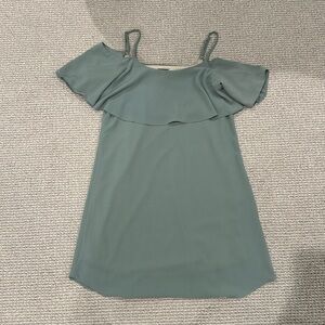 Bobeau Mint Green Off Shoulder Dress Size XS